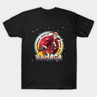 Skateboard Santa Hamaga t-shirt T-Shirt